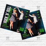 World Rock-n-Roll Day - Flyer PSD Template