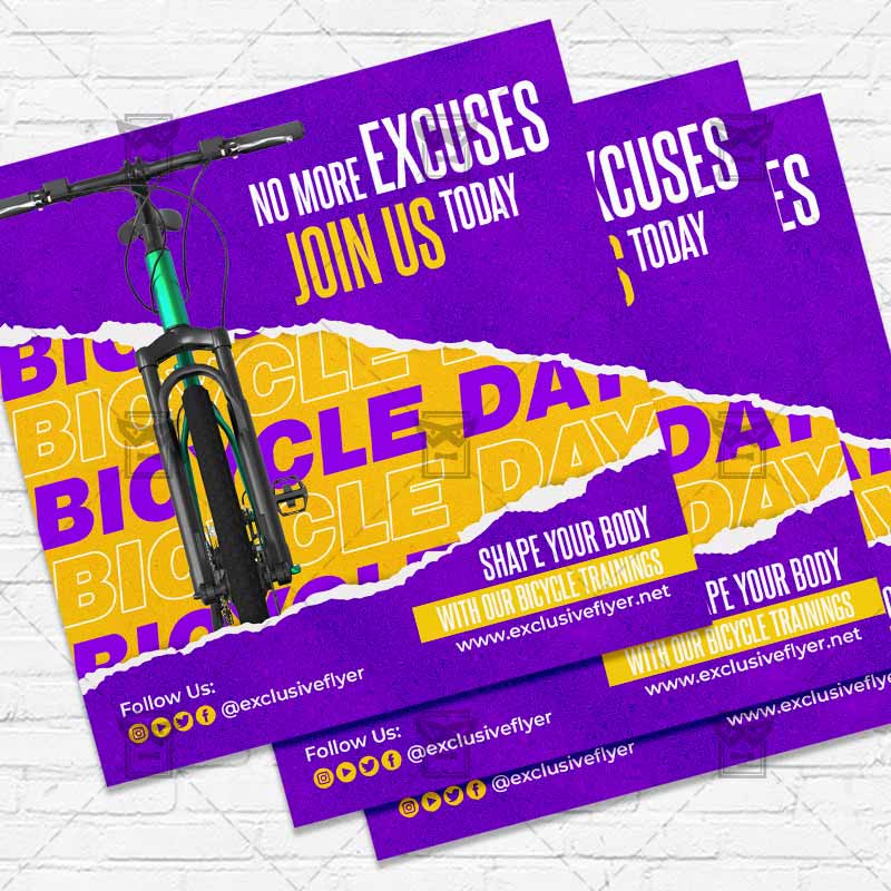 bicycle_day-premium-instagramflyer-template-1.jpg Bicycle Day - Flyer PSD Template