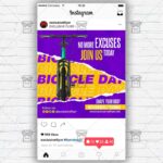 Bicycle Day - Flyer PSD Template