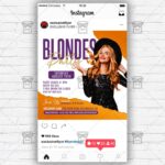 Blondes Party - Flyer PSD Template
