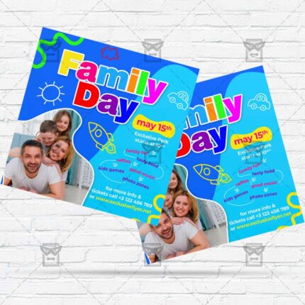 Family Day - Flyer PSD Template