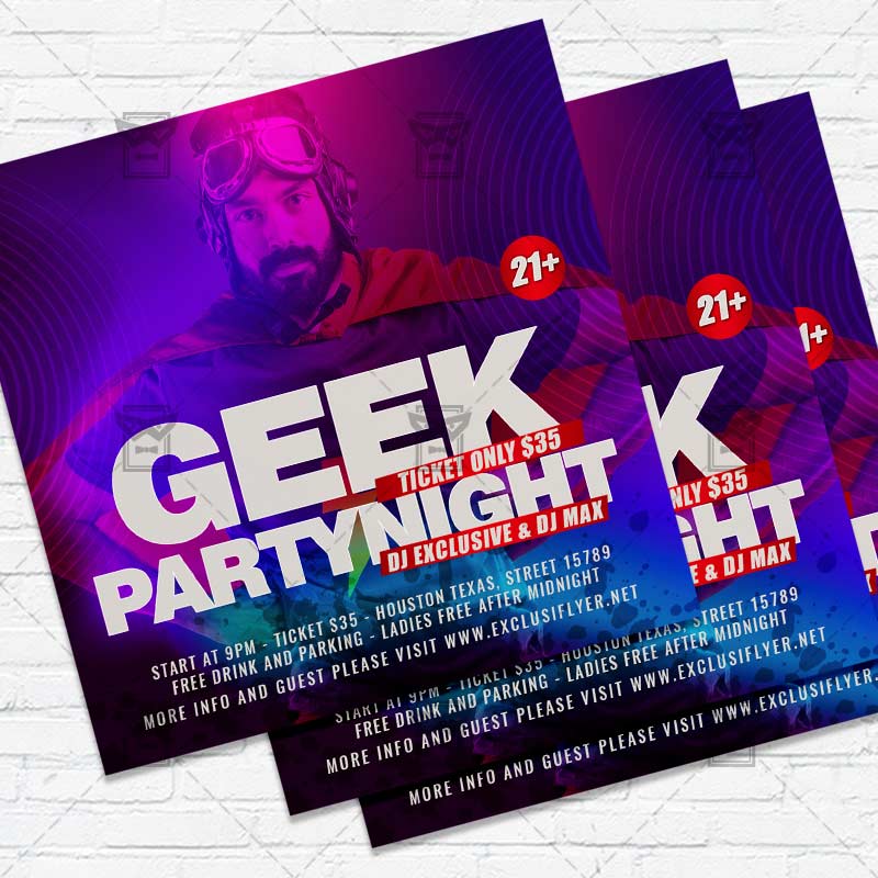 geek_festival-premium-instagramflyer-template-1.jpg Geek Festival - Flyer PSD Template