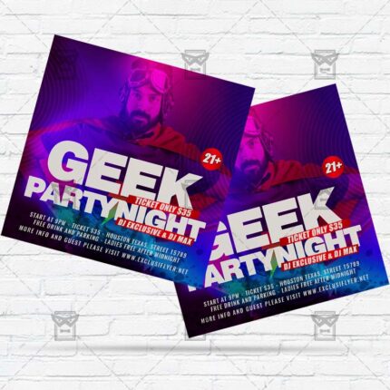 Geek Festival - Flyer PSD Template