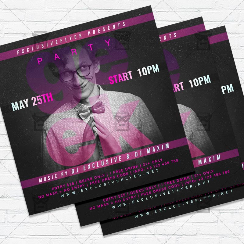 geek_party-premium-instagramflyer-template-1.jpg Geek Party - Flyer PSD Template