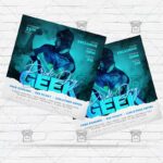 Geek Pride Day - Flyer PSD Template