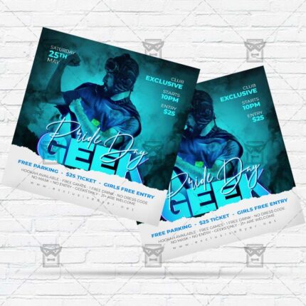 Geek Pride Day - Flyer PSD Template