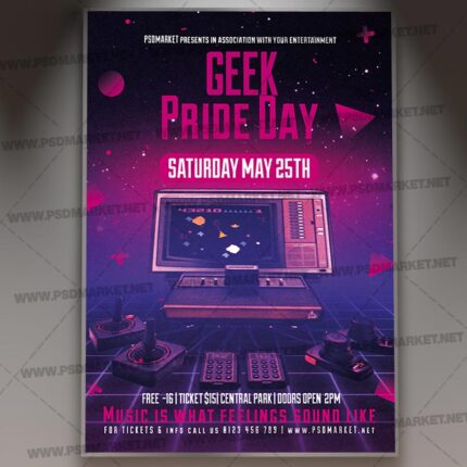 Download Geek Pride Day Template 1
