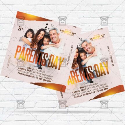 Global Day of Parents - Flyer PSD Template