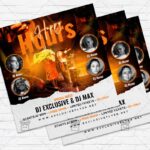 Happy Hours Party - Flyer PSD Template