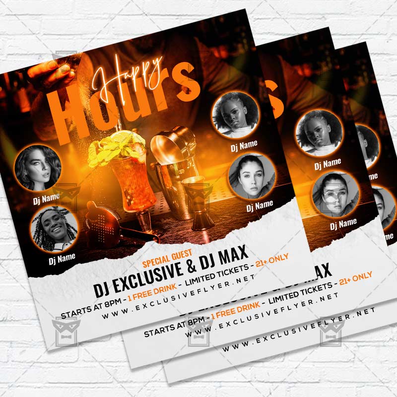 happy_hours_party-premium-instagramflyer-template-1.jpg Happy Hours Party - Flyer PSD Template