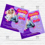 International Day of Families - Flyer PSD Template
