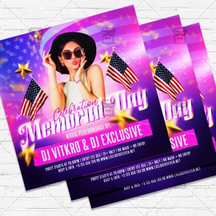 Memorial Day - Flyer PSD Template