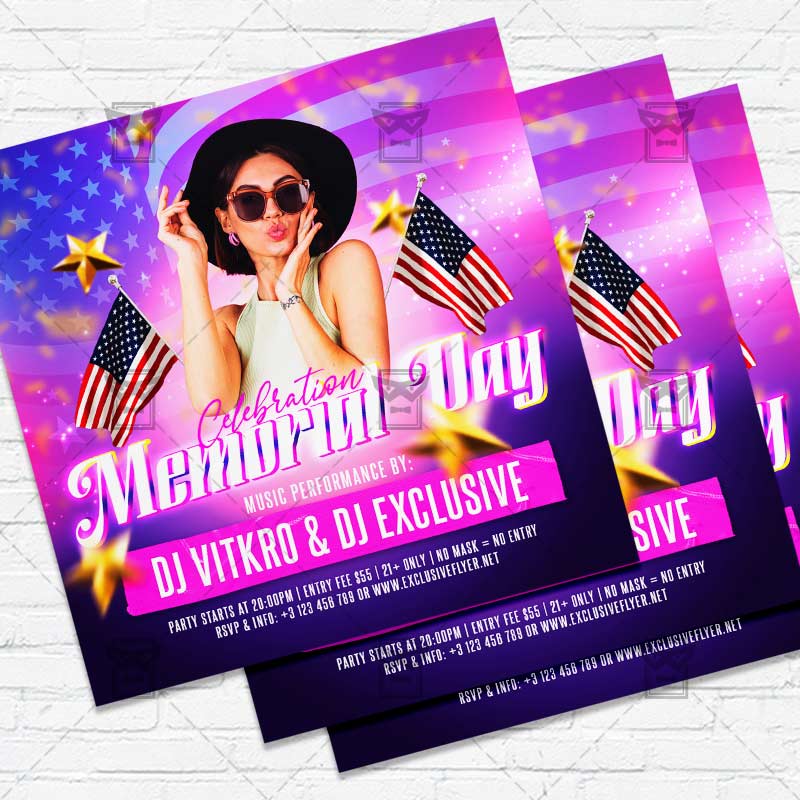 memorial_day-premium-instagramflyer-template-1.jpg Memorial Day - Flyer PSD Template