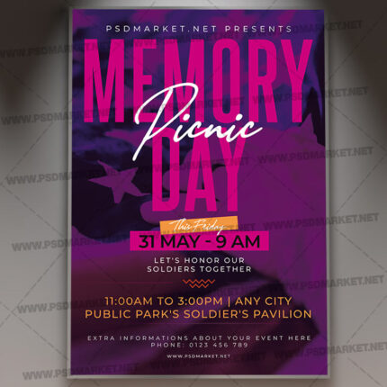 Download Memorial Day Picnic Template 1