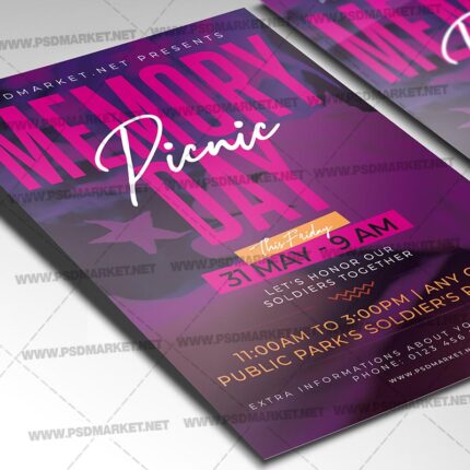 Download Memorial Day Picnic Template 2