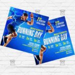 Running Day - Flyer PSD Template