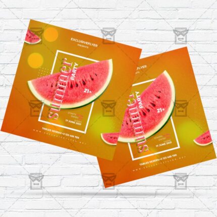 Summer Party - Flyer PSD Template