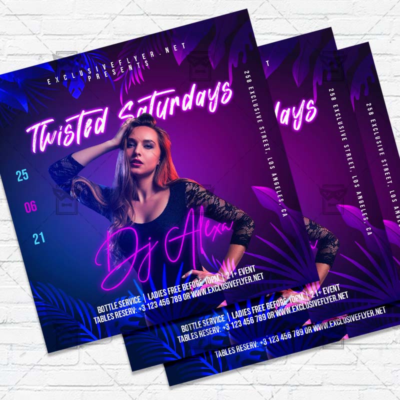twisted_saturdays-premium-instagramflyer-template-1.jpg Twisted Saturdays - Image 1