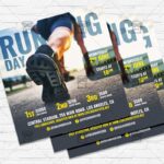World Running Day - Flyer PSD Template