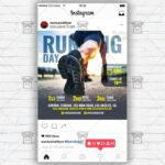 World Running Day - Flyer PSD Template