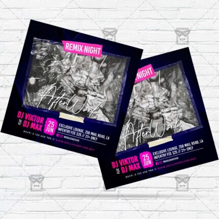 Afterwork Party - Flyer PSD Template