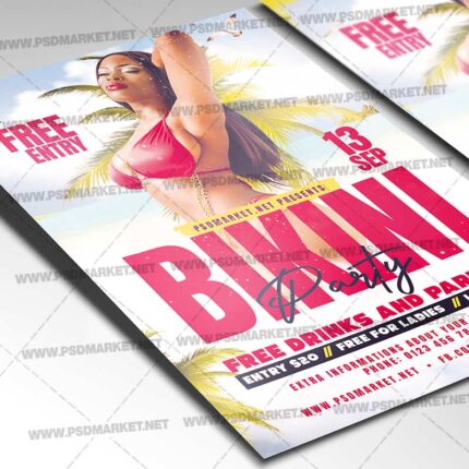 Download Bikini Party Night Template 2