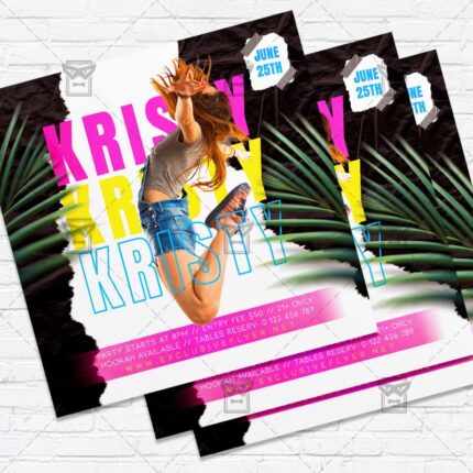 Dj Saturday Night - Flyer PSD Template