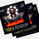 Fridays Live - Flyer PSD Template