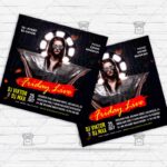 Fridays Live - Flyer PSD Template