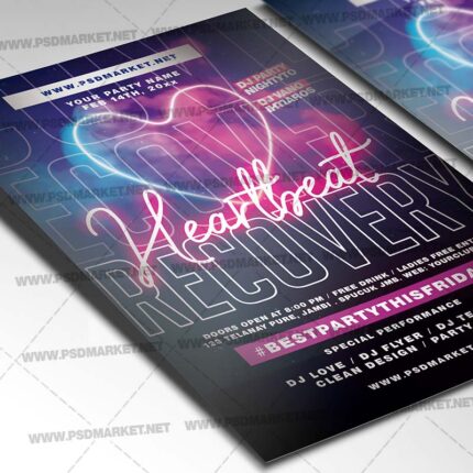 Download Heartbeat Recovery Party Template 2