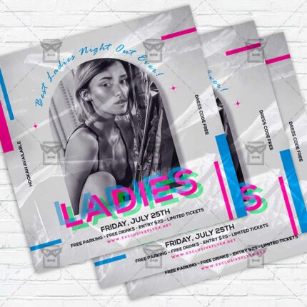 Ladies Night Out - Flyer PSD Template