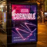 Download Neon Cornhole Template 3