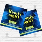 Remix Night - Flyer PSD Template