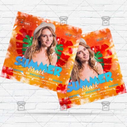 Summer Break - Flyer PSD Template