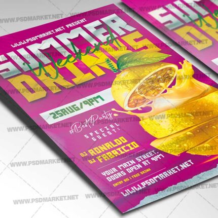 Download Summer Drinks Template 2