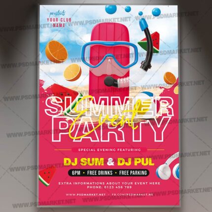 Download Summer Night Event Template 1