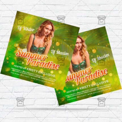 Summer Paradise - Flyer PSD Template