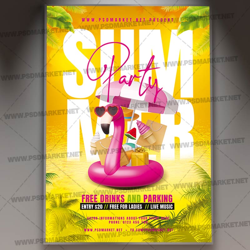 summer_party_event_template_1.jpg Summer Party Event Template - Image 1