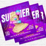 Summer Vibe - Flyer PSD Template