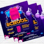 Back to School Again - Flyer PSD Template