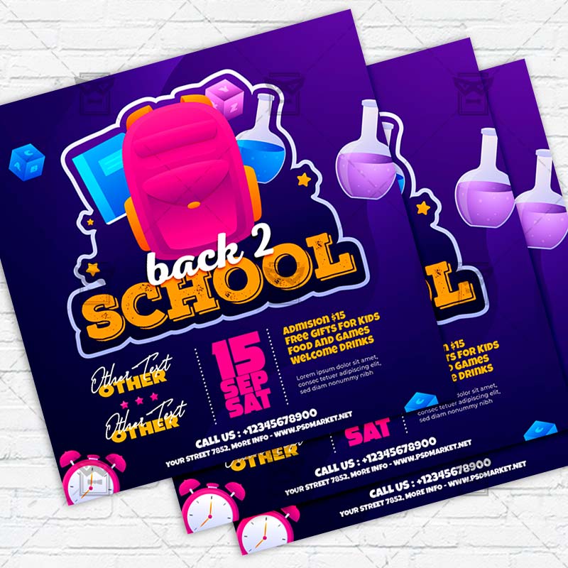 back_to_school_again-premium-instagramflyer-template-1.jpg Back to School Again - Flyer PSD Template