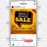 Back to School Sale - Flyer PSD Template