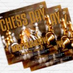 Chess Day - Flyer PSD Template