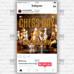 Chess Day - Flyer PSD Template