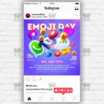 Emoji Day - Flyer PSD Template