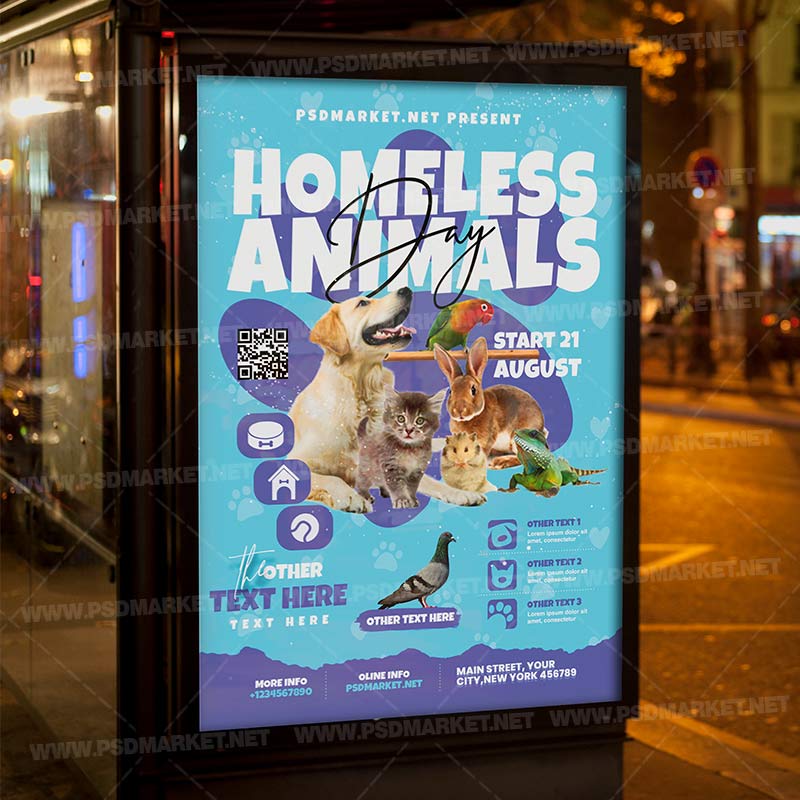homeless_animals_template_3.jpg Download Homeless Animals Template 3