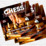 International Chess Day - Flyer PSD Template
