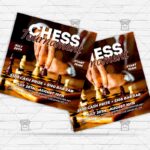 International Chess Day - Flyer PSD Template
