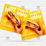 National Hot Dog Day - Flyer PSD Template
