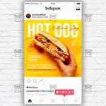 National Hot Dog Day - Flyer PSD Template